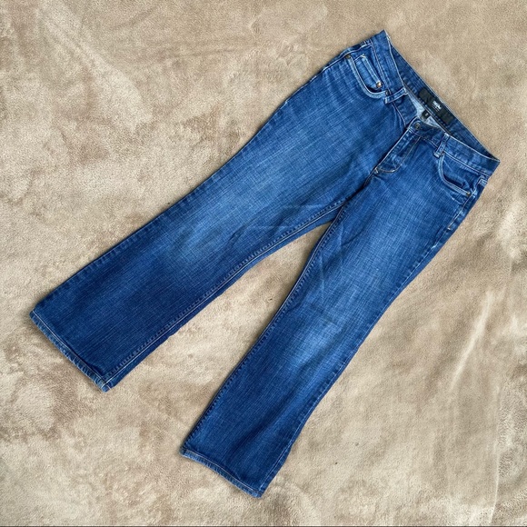Mossimo Boot Cut Blue Jeans 8 Medium - Picture 1 of 8